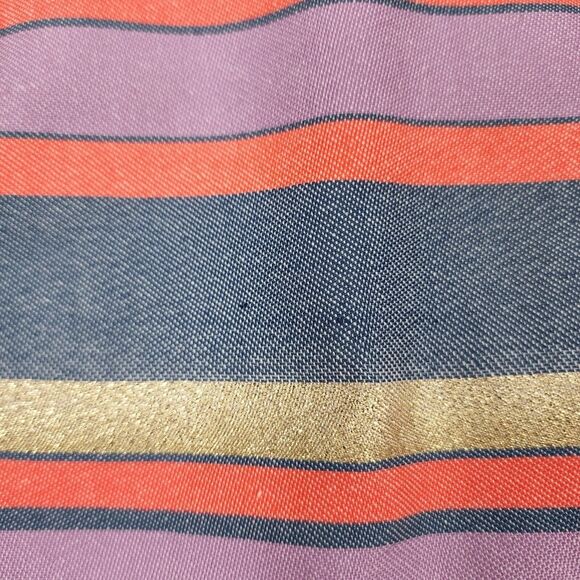 J. Crew Mini Skirt Size 2 Striped Metallic Mini Skirt - Picture 9 of 9